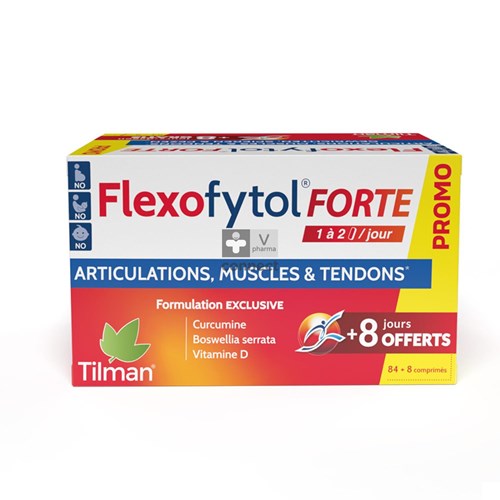 Flexofytol Forte 84+8 Comprimés Promo pack