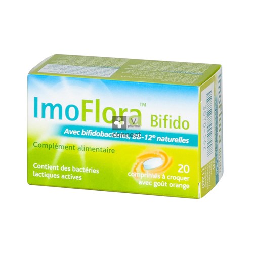 Imoflora Bifido 20 Comprimés à Croquer