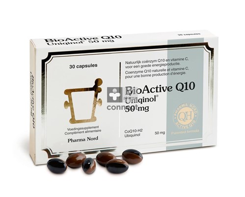 Bioactive Q10 Uniqinol 50 Mg 30 Capsules Pharma Nord