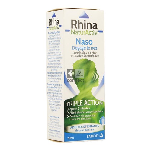 Rhina Naturactiv Naso Spray 20 ml