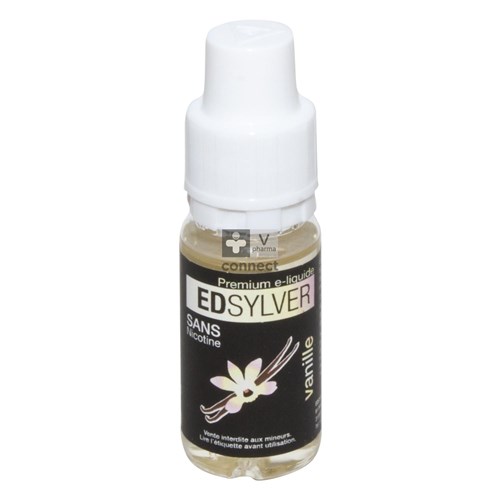 Edsylver E-Liquide Vanille Sans Nicotine 10 ml
