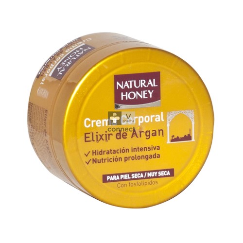 Natural Honey Crème Corporelle Elixir D'argan 250 ml