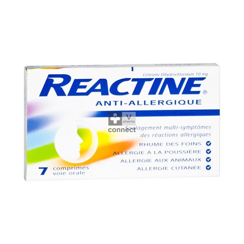 Reactine Comprimes 7