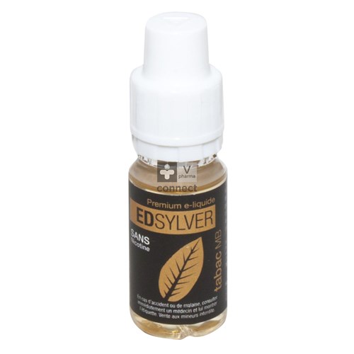 Edsylver E-Liquide Tabac Blond Sans Nicotine 10 ml