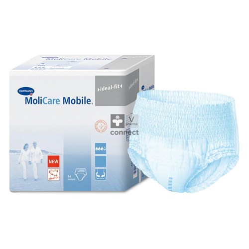 Molicare Mobile Extra Small 14 Slips Absorbants Anatomiques