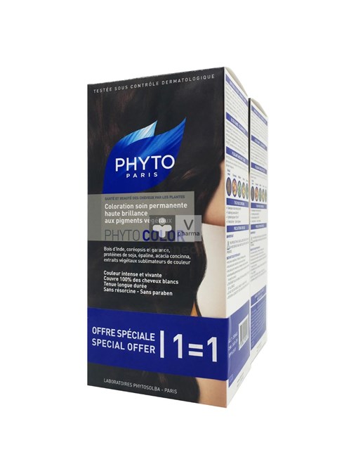 Phytocolor 5 Chatain Clair 1 + 1 Gratuit