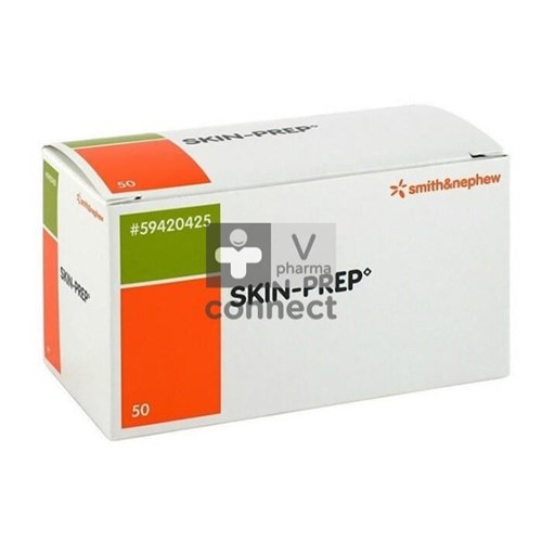 Skinprep Tampons Desinfectants 50 Pieces