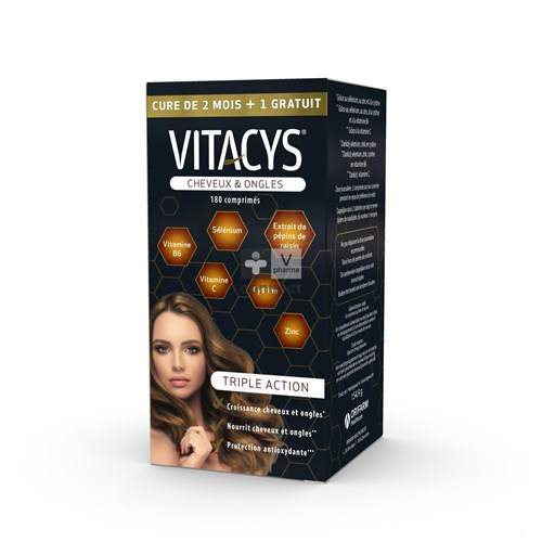 Vitacys 120 + 60 Comprimes Gratuit