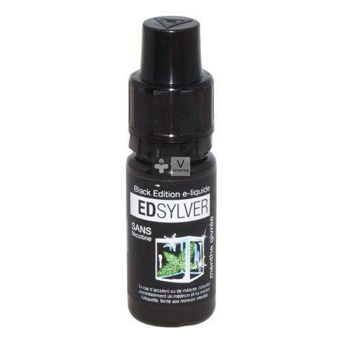 Edsylver E-Liquide Menthe Givrée Sans Nicotine 10 ml