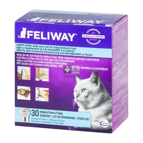 Feliway Kit de Démarrage Diffuseur + Flacon 48 ml