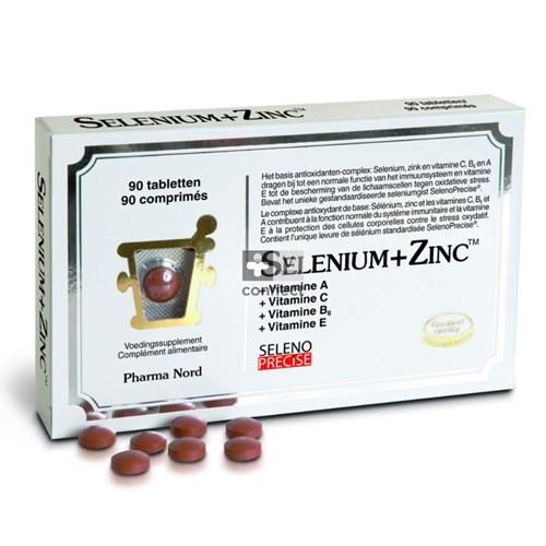 Selenium + Zinc 90 Comprimés Pharma Nord