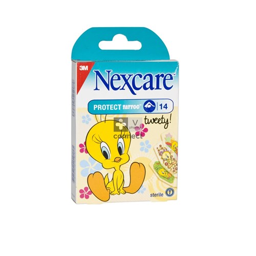 Nexcare Protect Strips Tweetie Titi 14 Pieces