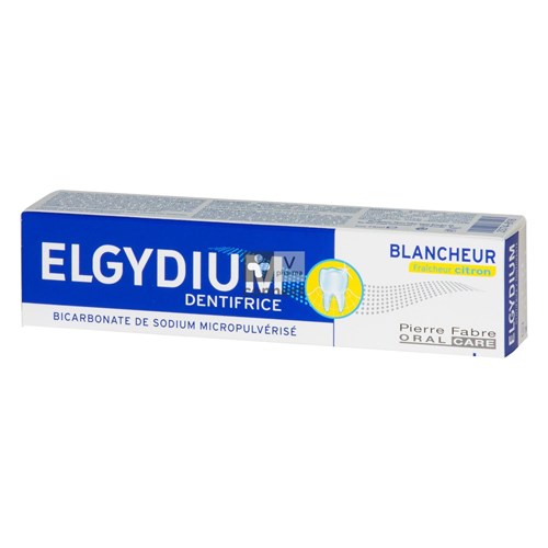 Elgydium Dentifrice Blancheur Gout Citron 75 ml