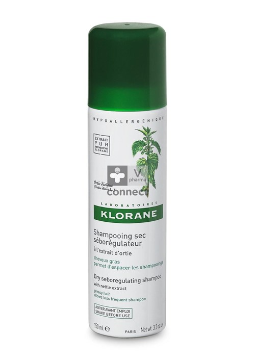 Klorane Shampooing Sec Ortie Spray 150 ml