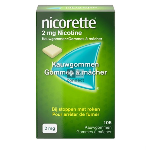 Nicorette 2 mg 105 Gommes à Macher