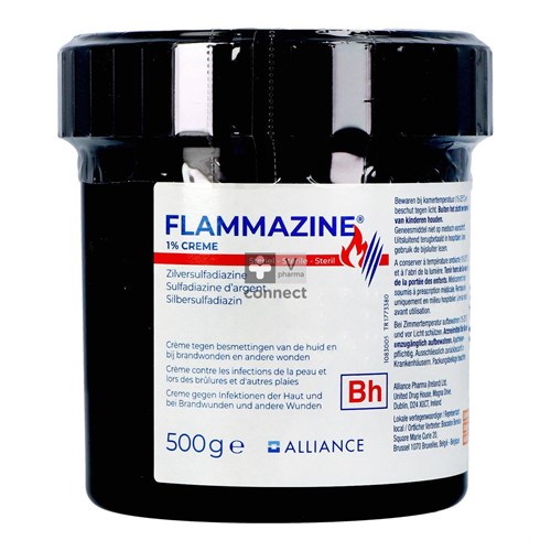 Flammazine Creme Format Clinique 500 gr