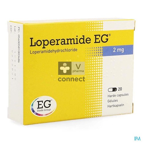 Loperamide EG 2 mg 20 Gelules