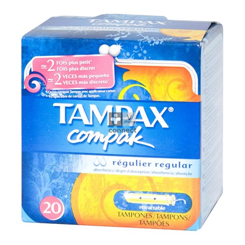 Tampax Compak Regular Tampons 20