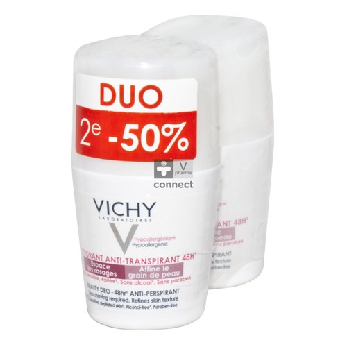 Vichy Déodorant Bille Anti Repousse 2 x 50 ml Promo