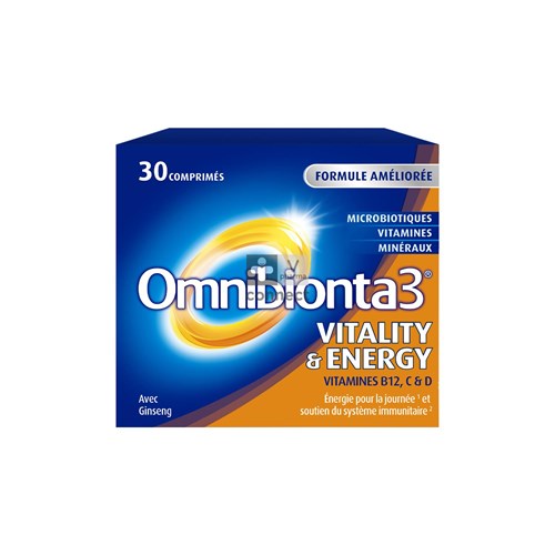 Omnibionta 3 Vitality Energy 30 Comprimés