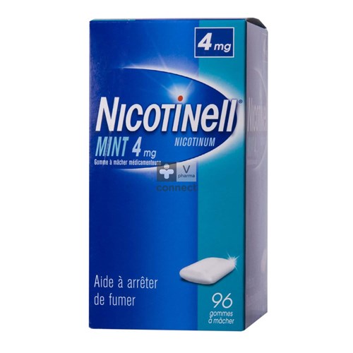 Nicotinell Mint 4 mg 96 Gommes à Macher
