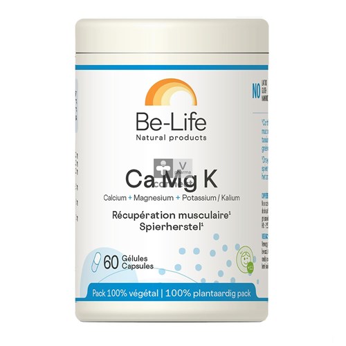 Be-Life Ca Mg K 60 Gélules