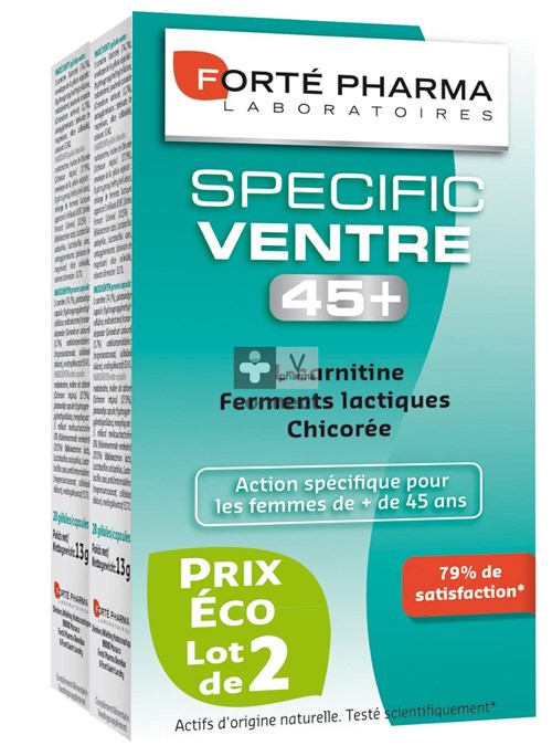 Forte Pharma Specific Ventre 45+ 2 x 28 Gélules Prix Promo