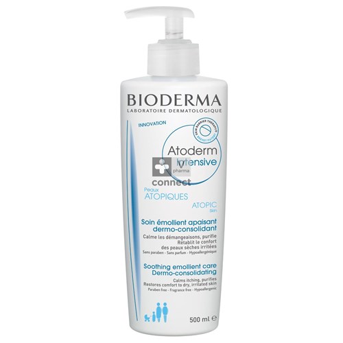 Bioderma Atoderm Intensive Soin Emollient Apaisant 2 x 500 ml Prix Promo