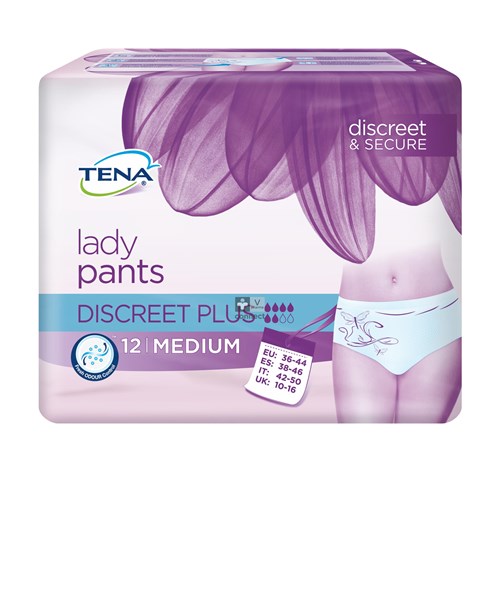 Tena Lady Pants Discreet Plus Medium 12 Protections