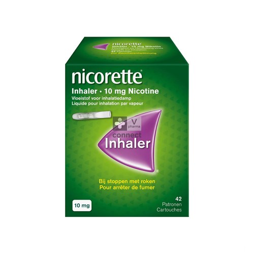 Nicorette Inhaler 10 mg 42 Filtres pour Inhalation