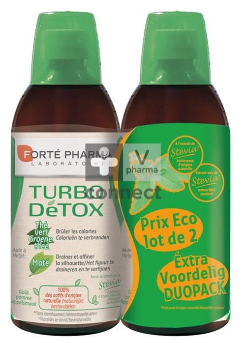 Forte Pharma Turbo Detox Duopack 2 x 500 ml Prix Promo