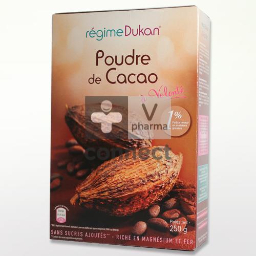 Regime Dukan Poudre de Cacao Dégraissé 250 g