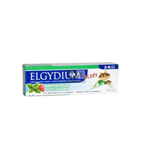 Elgydium Dentifrice Kids 2-6 Ans Menthe/Fraise 50 ml