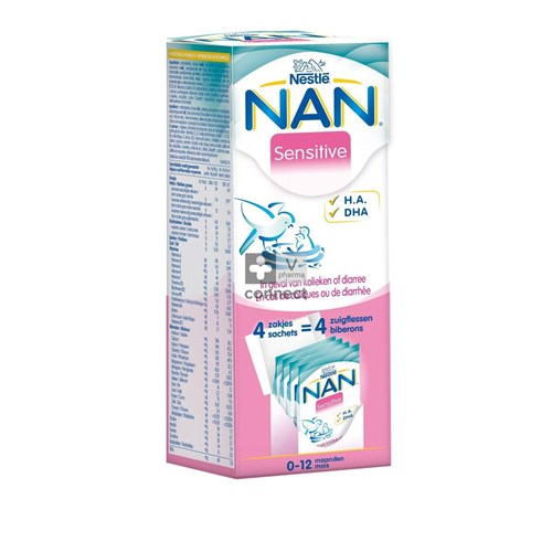 Nestle Nan Sensitive Poudre 4 Sachets