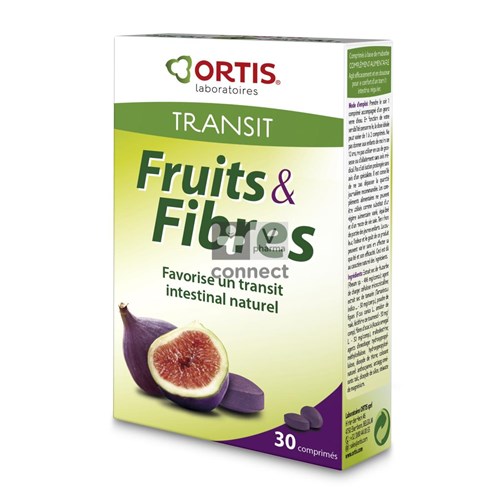 Ortis Fruits & Fibres 30 Comprimés