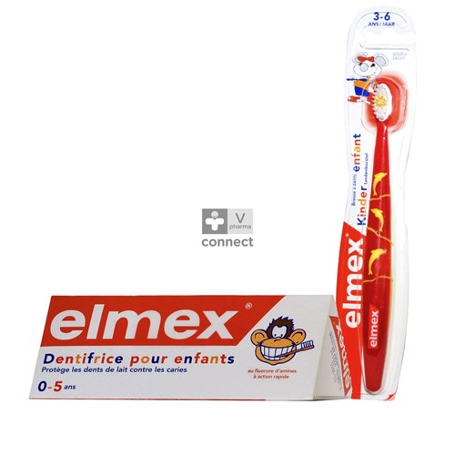 Elmex Enfant Pack Dentifrice 50 ml + Brosse + Trousse