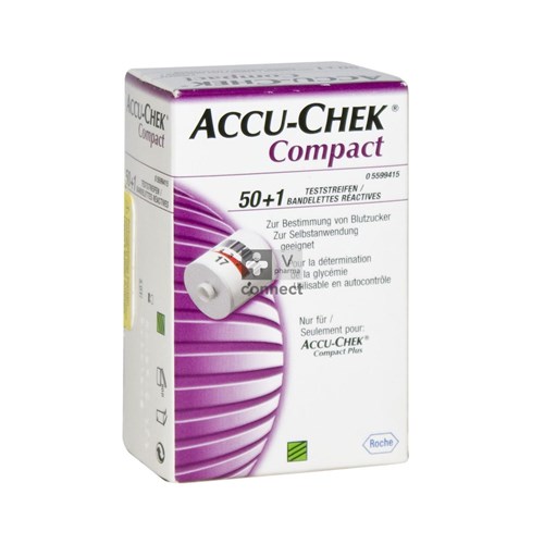 Accu - Chek Compact 50 + 1 Bandelettes Réactives