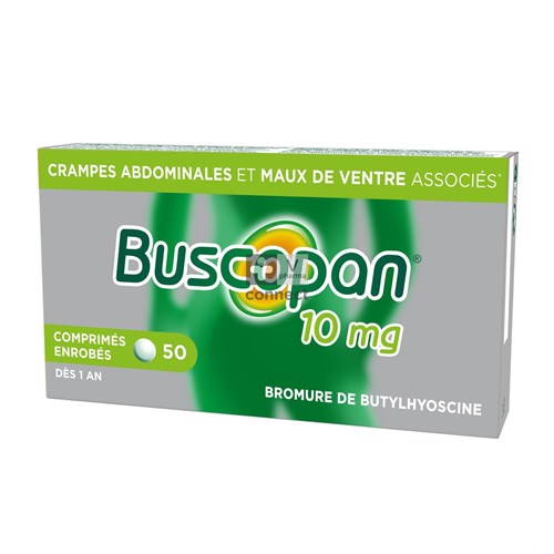 Buscopan 10 mg 50 Dragées