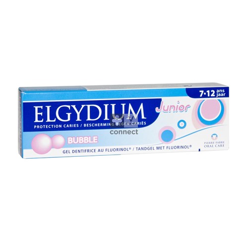 Elgydium Junior Bubble Dentifrice 7-12 50 ml