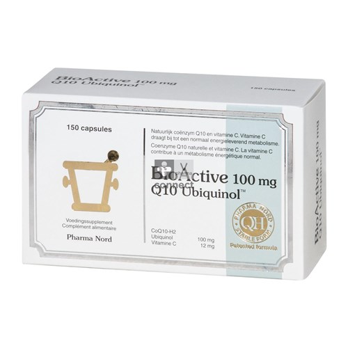 Bioactive Q10 100 mg 150 Capsules Pharma Nord