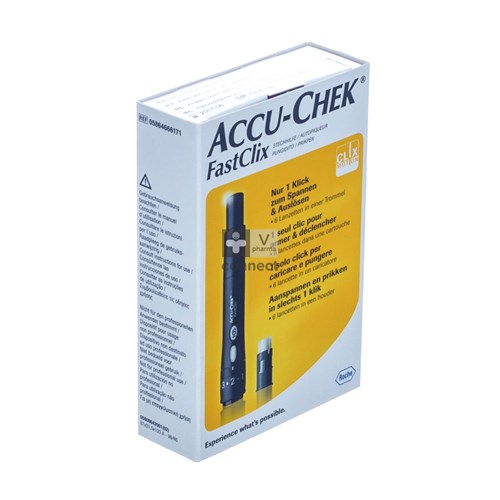 Accu - Chek Fastclix Auto Piqueur + 6 Lancettes