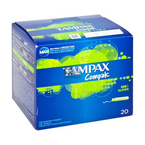 Tampax Compak Super 20 Tampons