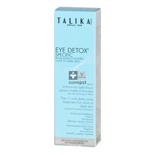 Talika Eye Detox Specific Peaux Mates à Foncées 15 ml