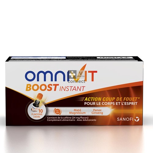 Omnivit Boost Instant 8 Flacons + 2 Gratuits