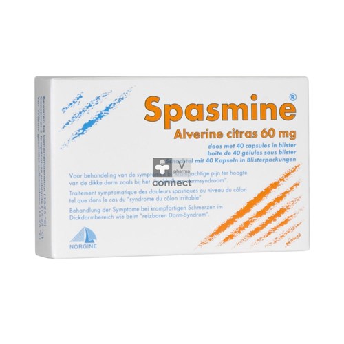 Spasmine Capsules 40 X 60 Mg