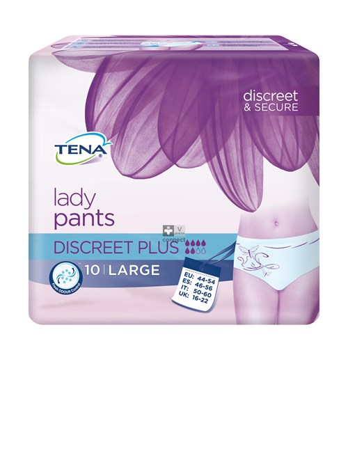 Tena Lady Pants Discreet Plus Large 10 Protections