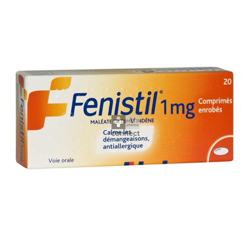 Fenistil 1 mg 20 Dragées