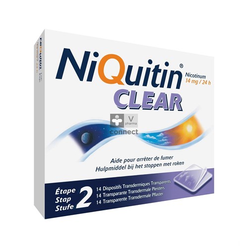 Niquitin Clear 14 mg 14 Patchs