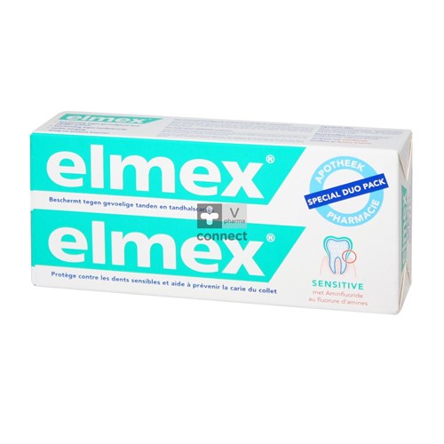 Elmex Sensitive Dentifrice Duopack 2 x 75 ml