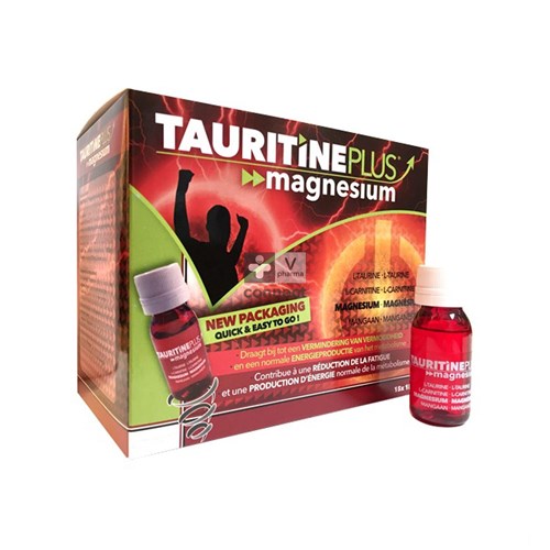 Tauritine Plus Magnesium Sans Sucre 15 Ampoules